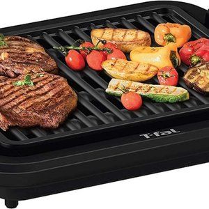 T-Fal TG403D52 Compact Smokeless Indoor Sear Capability, Electric Grill, 4 Servi